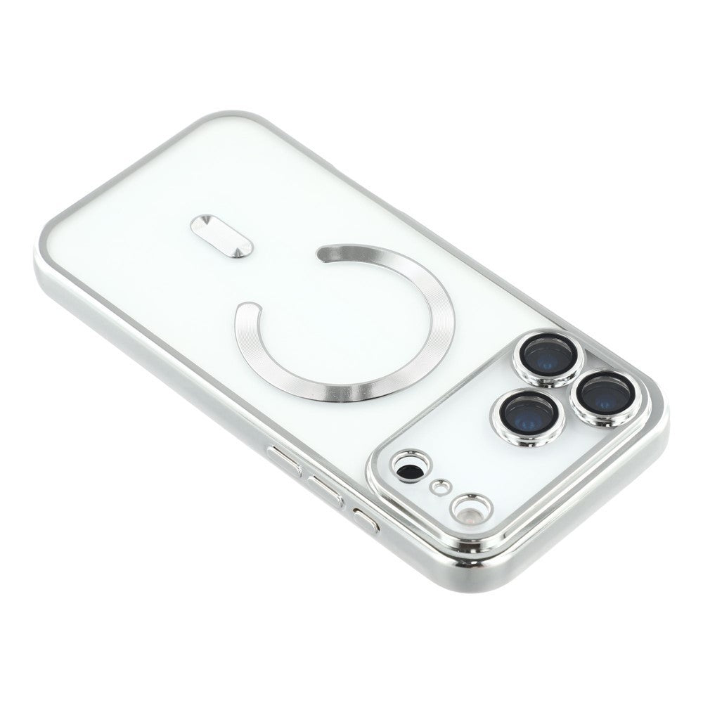 Magsafe with Lens Glass Case for Iphone 17 Pro Max 16Pro 17E 15 14 13 12 SE 2022