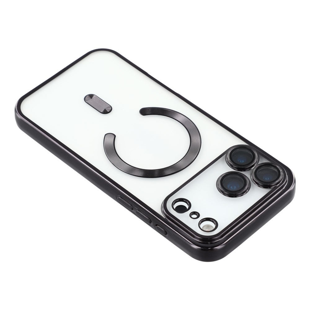 Magsafe with Lens Glass Case for Iphone 17 Pro Max 16Pro 17E 15 14 13 12 SE 2022