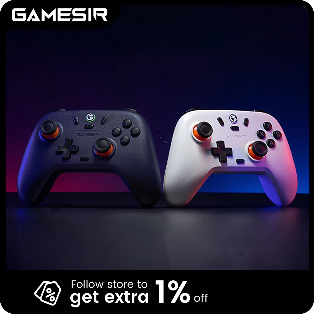 Gamesir Nova Lite Wireless Gamepad, Gaming Controller with Bluetooth, Dongle, Wired for Switch, Android, IOS, PC & Steam Games