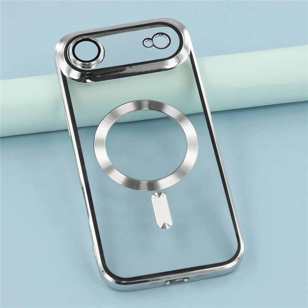 Magsafe with Lens Glass Case for Iphone 17 Pro Max 16Pro 17E 15 14 13 12 SE 2022