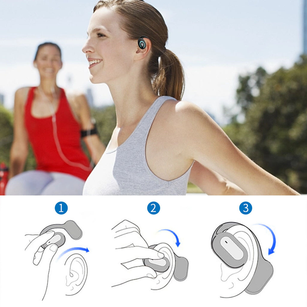 Open Ear Bluetooth Headset Air Conduction Headphones Wireless Earphones Sports