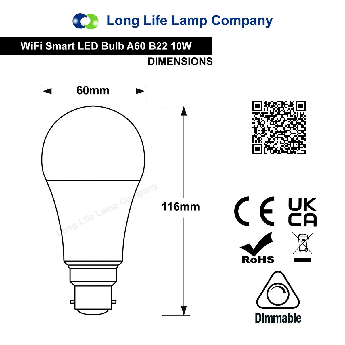 Wifi RGB Smart LED Light Bulb for Apps by Ios Android Amazon Alexa Google Home